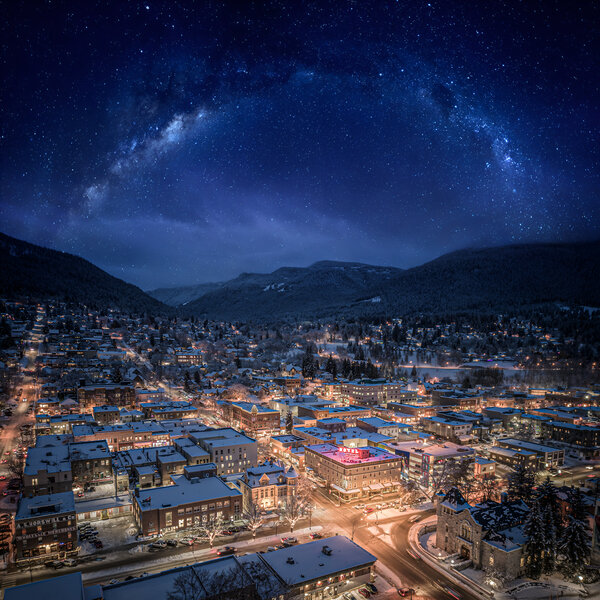 Nelson December Snow Print