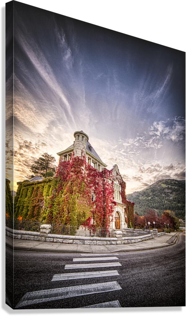 Courthouse Fall  Canvas Print