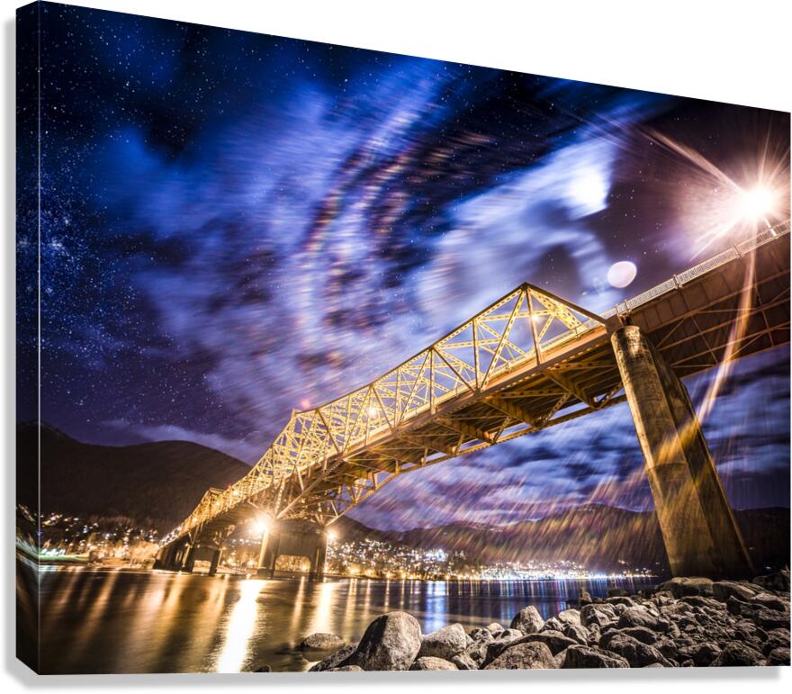 Bridge Nights  Canvas Print