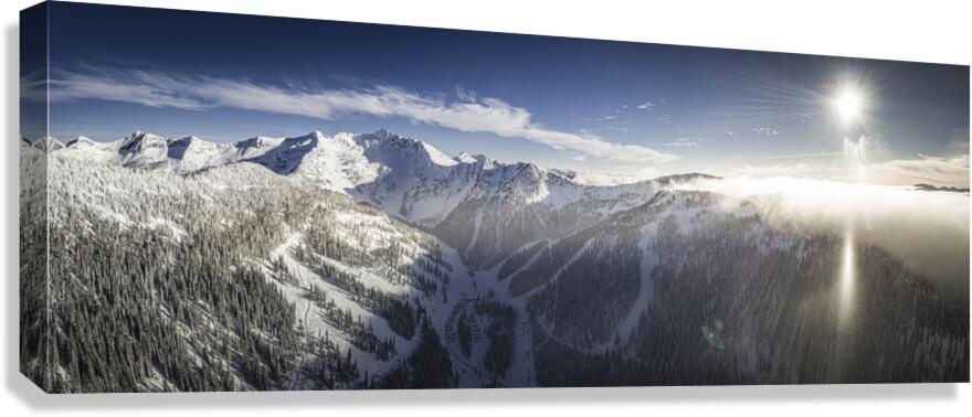 Whitewater Panoramic I  Canvas Print