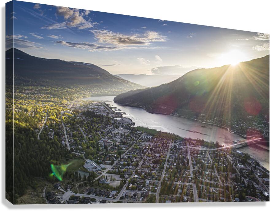 Evening Light Nelson  Canvas Print