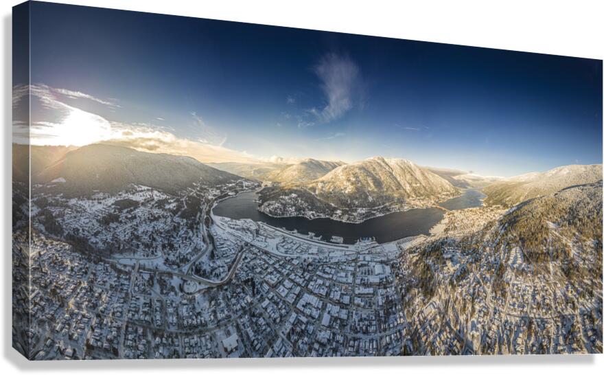 Nelson Winter Panoramic  Canvas Print