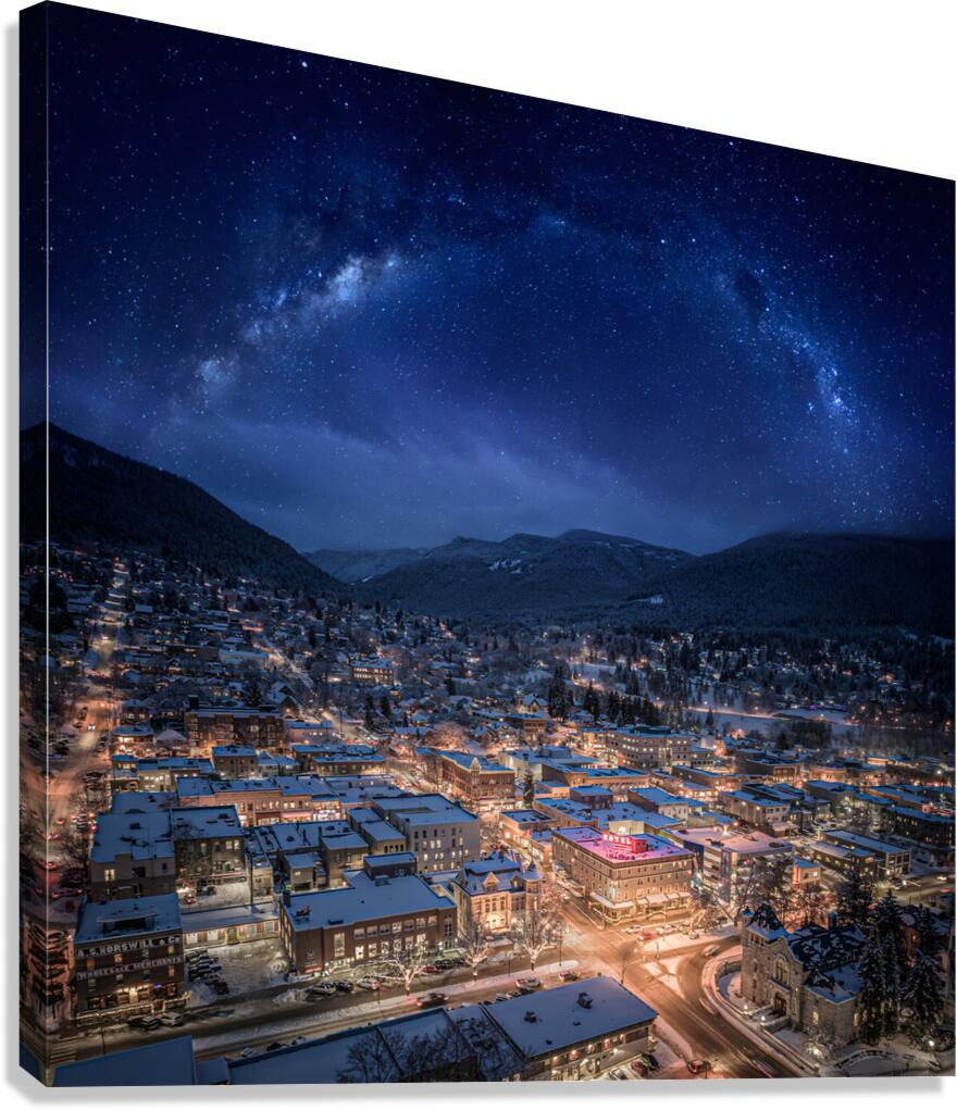 Nelson December Snow Canvas Print