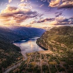 Slocan Lake Sunset