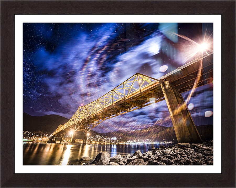 Bridge Nights  Framed Print Print