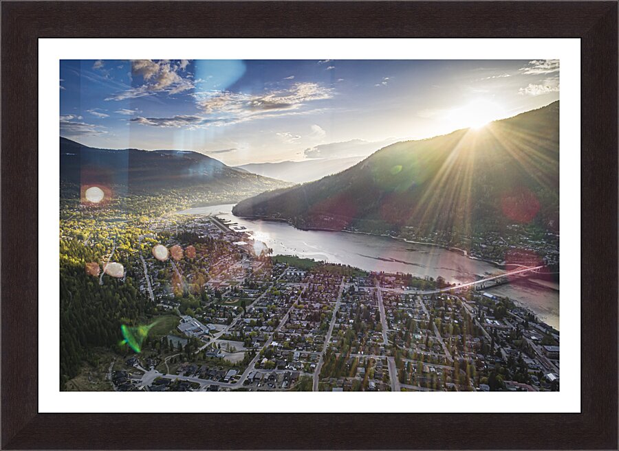 Evening Light Nelson  Framed Print Print