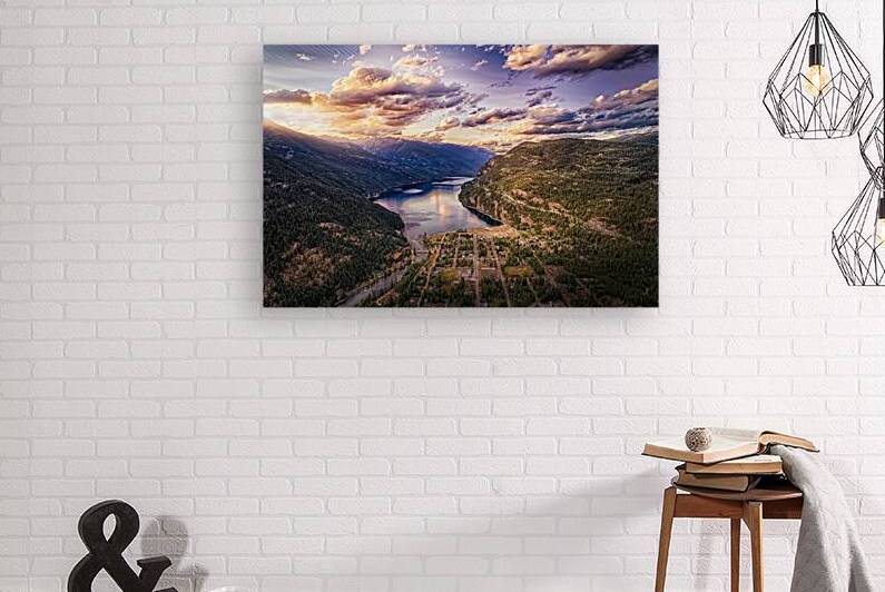 Slocan Lake Sunset by Adrian Wagner Studio