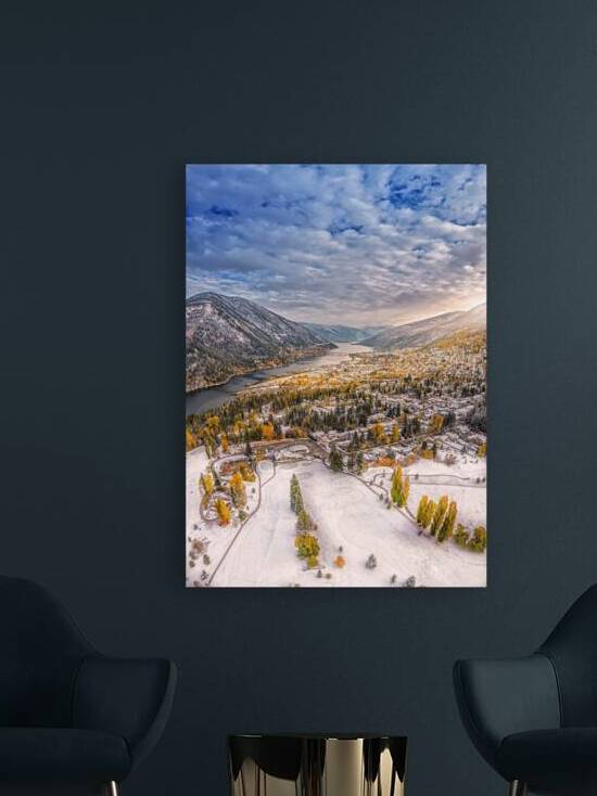 First Snowfall - Nelson by Adrian Wagner Studio