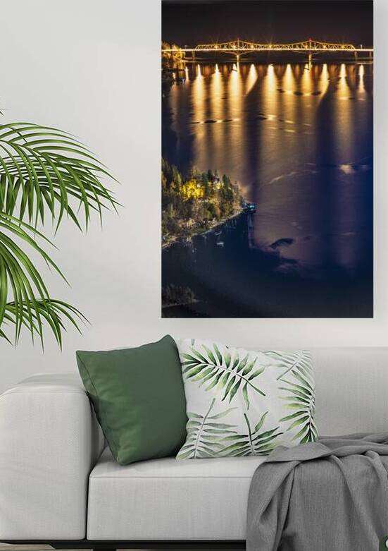 Orange Bridge from Morning Mountain by Adrian Wagner Studio