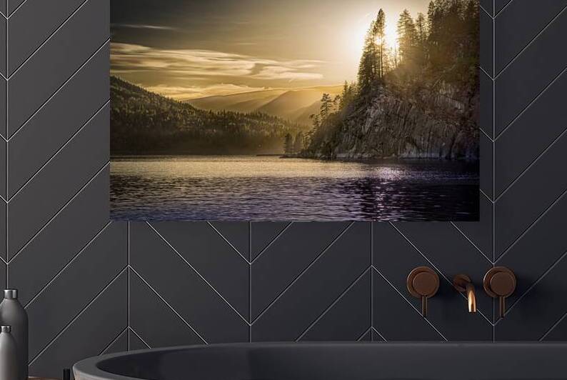 West Arm Sunset by Adrian Wagner Studio