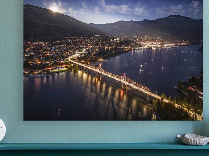 Canada Day Moonrise by Adrian Wagner Studio